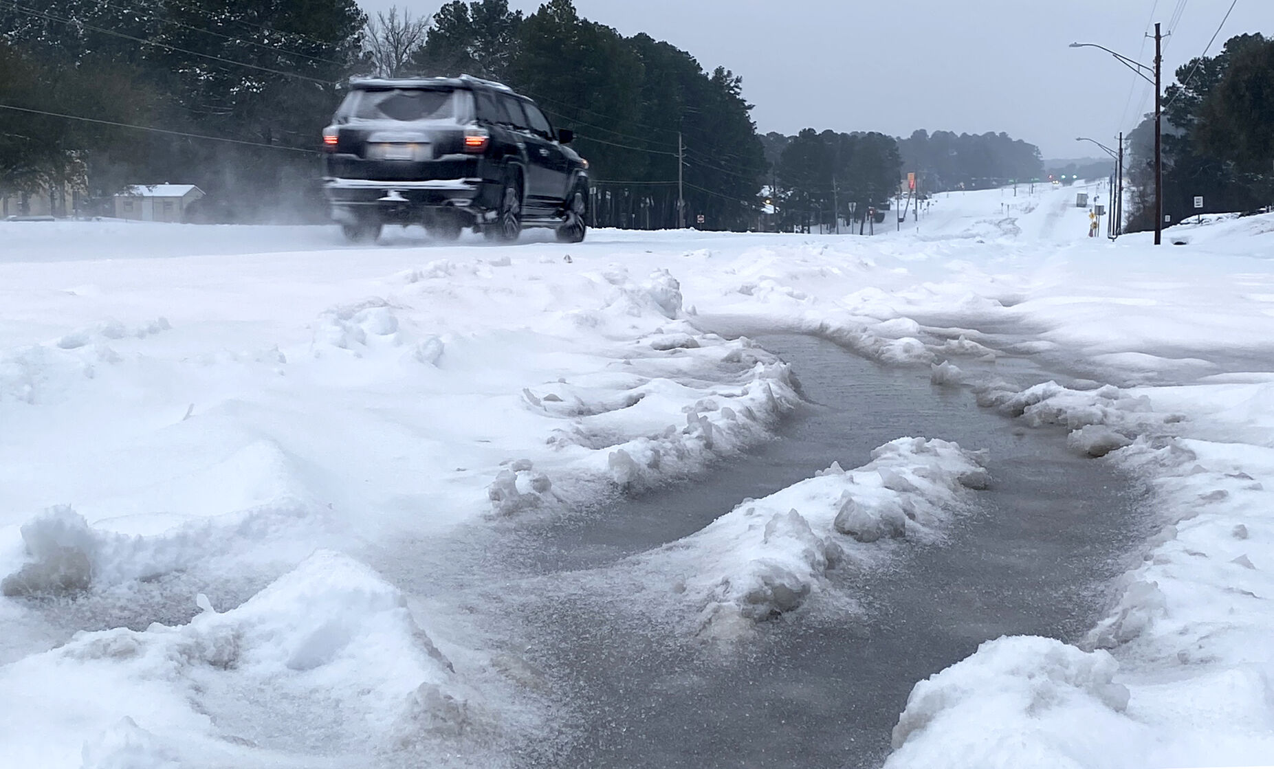 Snowy Eastman Road